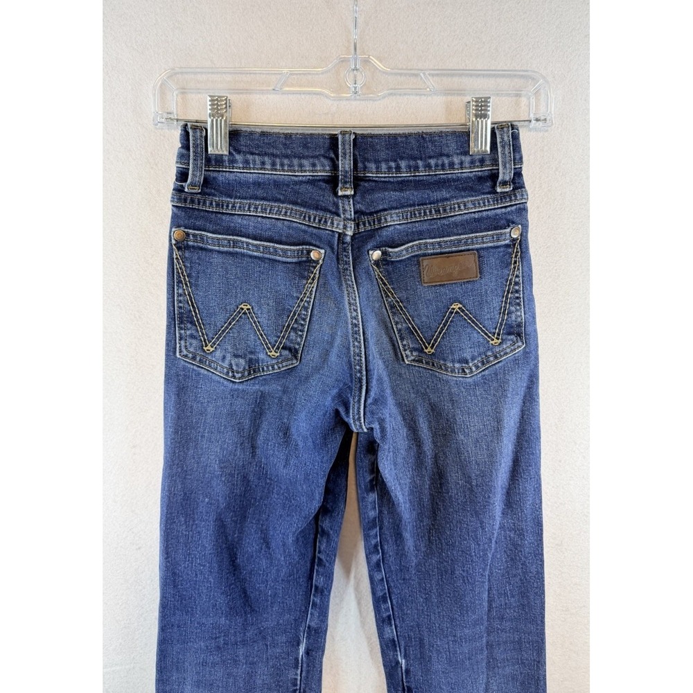 Wrangler Retro Jeans Relaxed Boot, Boys 12 SLIM Denim Adjustable Waist Stretch - Picture 2 of 10